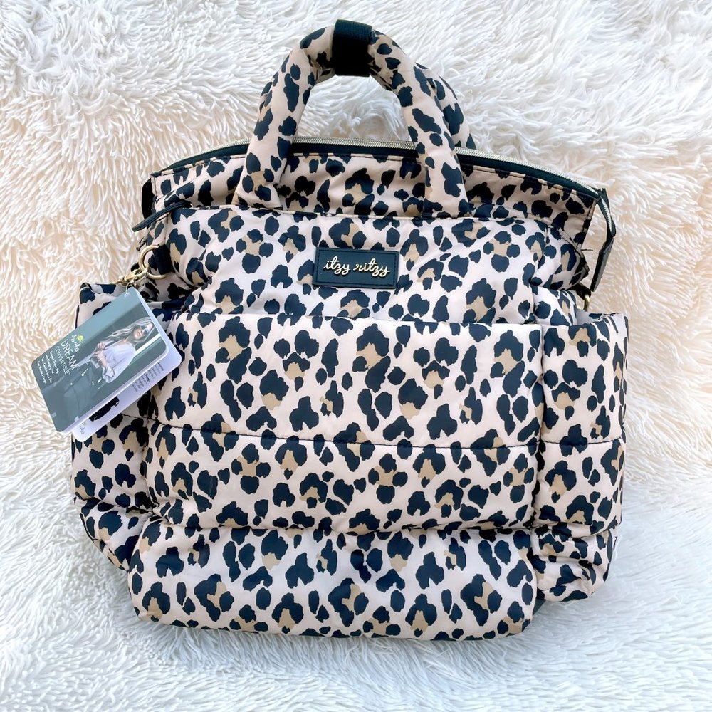 Itzy Ritzy Leopard Print Baby Bag